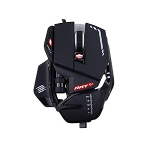 MadCatz R.A.T. 6+ Optical Gaming Mouse, Black