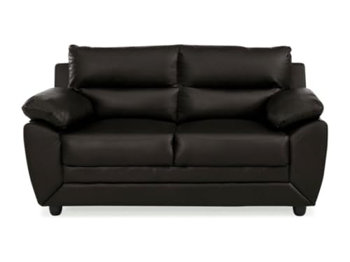 Vente-unique-Couchgarnitur 3+2 - Kunstleder - Braun - Manoa – Bild 5