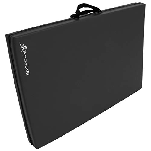 Prosourcefit Bi-Fold Folding Exercise Mat - Black (Ps-1940-Dfm-Black) #TOP2