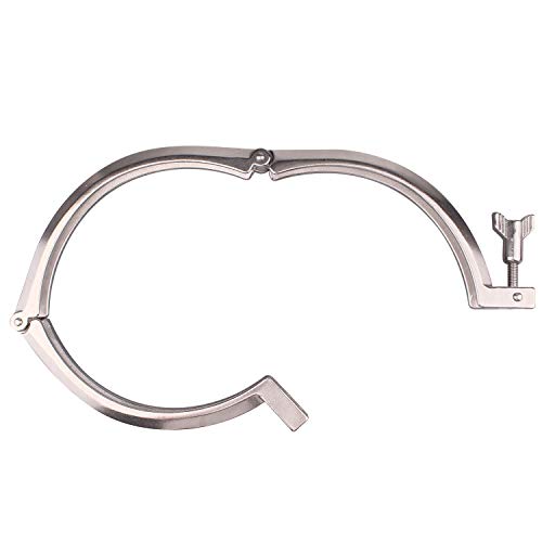 Image of DERNORD 8 Inch Three Segment Sanitary Clamp Stainless Steel 304 Tri Clamp Clover ((Tri clamp: 8 Inch))