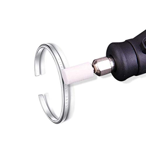 Image of DIY Crafts Design No # 1, Pack Of 10 Pcs, Wool Felt Polishing Bits Mandrel; Accessories Rota (Design No # 1, Pack Of 10 Pcs)