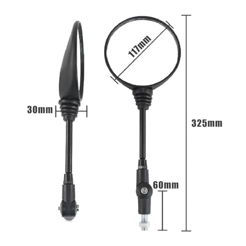 Espejos retrovisores de motocicleta todoterreno para rutas en CRF 300L y R1250GS 4