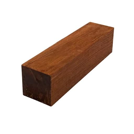 Exotic Wood Zone's Honduras Rosewood Pepper Mill Blank | Turning Wood Blanks | 3"x 3"x 12" | Square Blanks | Wood Blocks