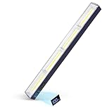 LETOUR Magnetic Lights Rechargeable 4000 Lumens 7500mAh 40CM Work Light Bar, Inspection Lamp 216 LED Bulbs Waterproof, Portable Lighting with Hook, for Camping, Car Repair, Garage, Workshop Tasks