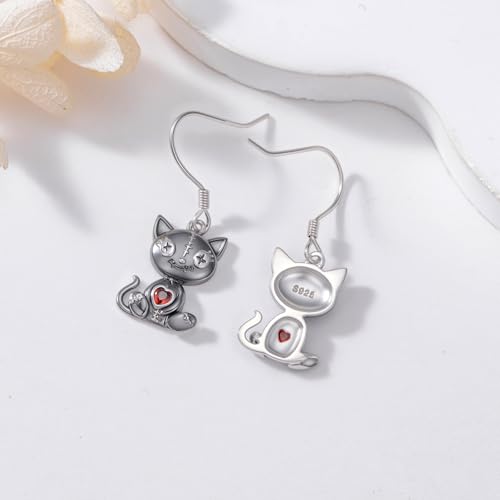 Sterling Silver Halloween Dangle Drop Earrings - Cute Halloween Jewelry Gifts for Daughter3