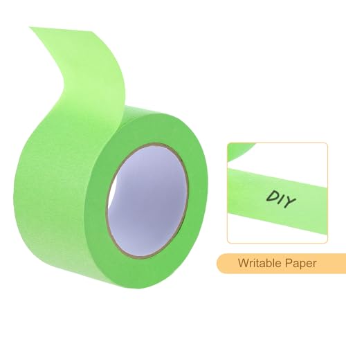 Image of Masking Tape Green Painters Tape Paper Tape [for Crafts DIY Walls Painting Packing Automotive Home Decoration Teaching]- 2.8 Inch x 60 Yards /1 Roll