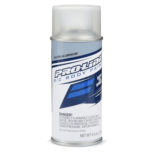 Pro-Line Racing RC Body Spray Paint - Silver Aluminum PRO643700