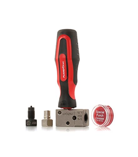 KS Tools 122.1215 FLAREFIXeco 4,75 mm Universal-Bremsleitungs-Bördelgerät-Satz, 4-tlg