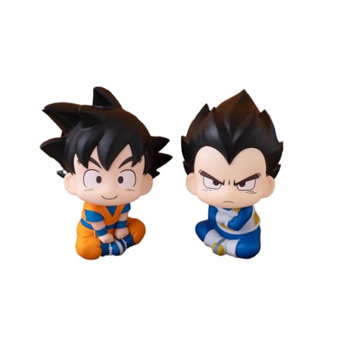 Megahouse Dragon Ball DAIMA Look Up Set: Son Goku (Mini) y Vegeta (Mini): Figuras Coleccionables de PVC. Estatuas con cabeza...