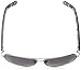 Kate Spade New York Women's Dalia 2 Polarized Rectangular Sunglasses, Silver Black, 58 mm