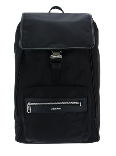 Image of Calvin Klein CK Elevated Flap Backpack CK Black, CK Black, One size