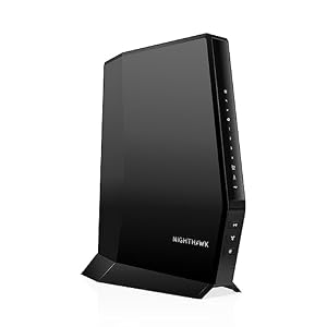 NETGEAR Nighthawk Modem Router Combo (CAX30) DOCSIS 3.1 Cable Modem and WiFi 6 Router – AX2700 2.7 Gbps – Compatible with Xfinity, Spectrum, Cox, and More – Gigabit Wireless Internet (Renewed)