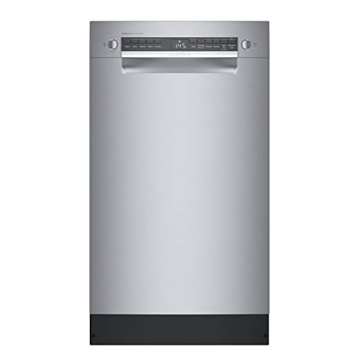 Bosch 300 Series ADA 18" Stainless Steel Recessed Handle Dishwasher - SPE53B55UC