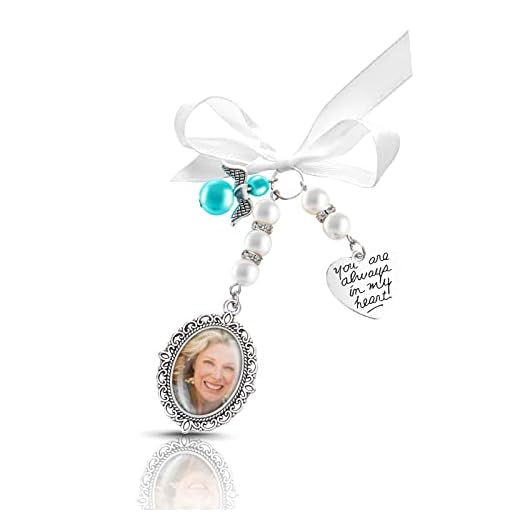 Abalorio Ramo De Novia Plata Boda Foto Glamour Encaje Nupcial Fotos Personalizadas Oval Marco De Glamour Ramo Conmemorativo De Novia Foto Glamour Siempre Estarás En Mi Corazón Ramo De Novia Glamour