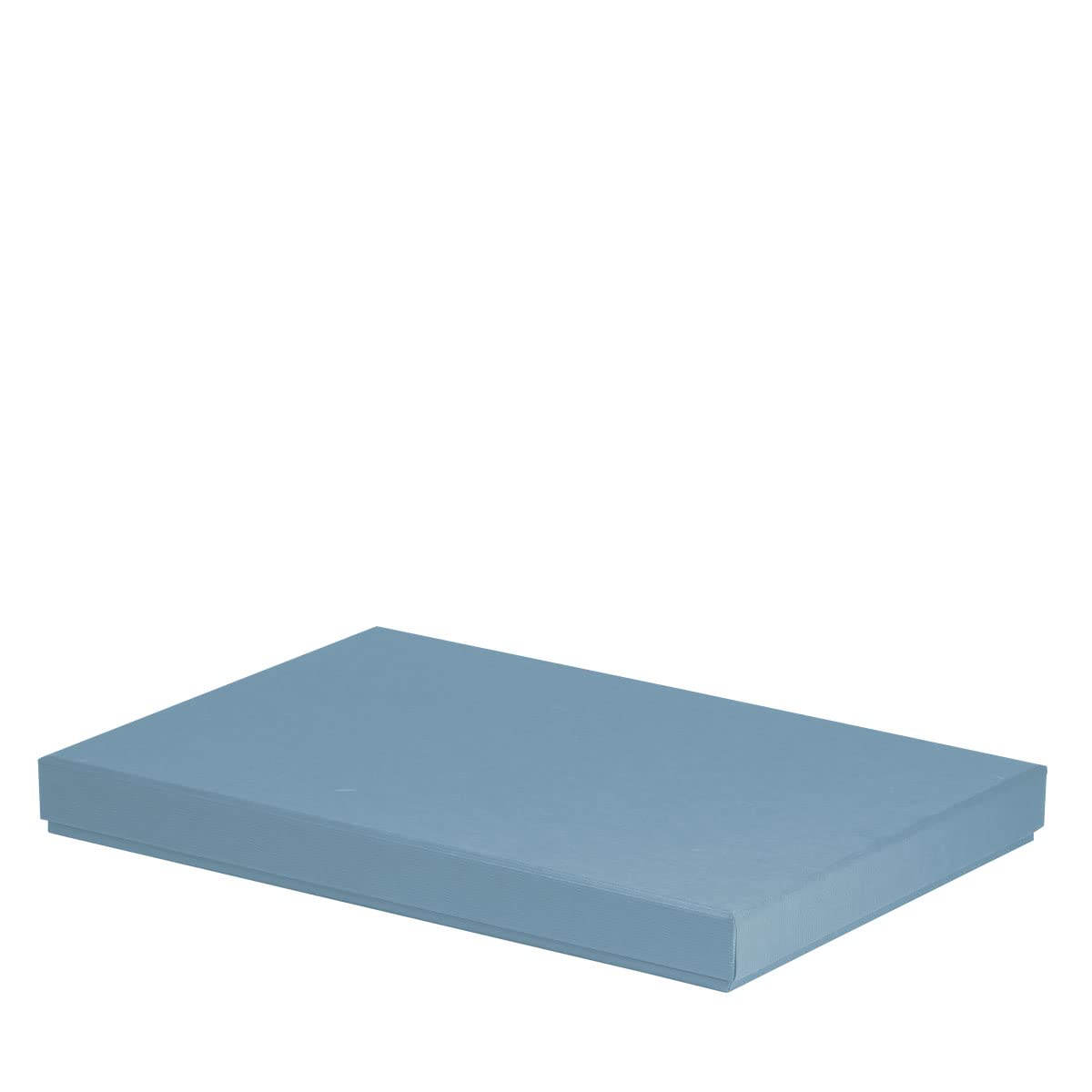 Rössler 13521453150 - Boxline karton, rechthoekig, geschikt voor DIN A4, Denim, 1 stuk