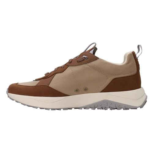 Image of HUGO Mens Running Style Mix Material Sneakers