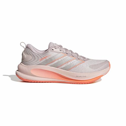 adidas Femme Supernova Ease 2 Running Shoes, Ice Purple/Beam Orange/Dash Grey, 42 2/3 EU