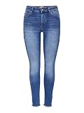 Only Femme Onlroyal High Waist Skinny Jeans, Medium Blue Denim, L 32L EU