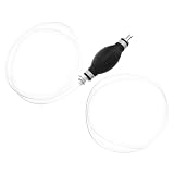 SOESFOUFU Handpumpe Transfer Siphonpumpe für Öl und Wasser mit Pvc und Gummischlauch Hohe Zähigkeit Vielseitig Einsetzbar für Garten und Notfall Gasförderung