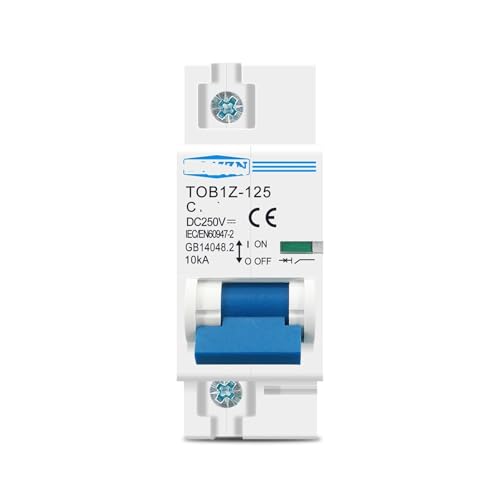 Disjoncteur DC 250V 125A pour photovoltaïque et batterie courbe C