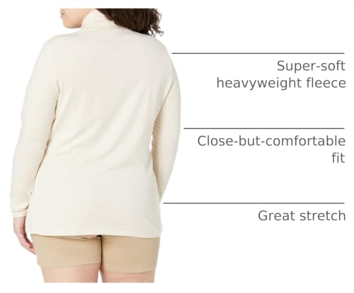 Image of Amazon Essentials Women's Long-Sleeve Turtleneck Stretch Fleece (Available in Plus Size)