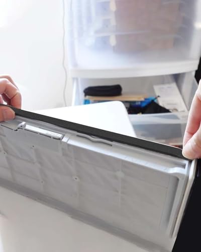 2 Pack Rubber Foam Seal Strips for Washer Dryer Combo - Lint Filter Repair, Prevent Lint Buildup, Improve Efficiency of High-Speed Washer Dryer, Durable & Easy Installation