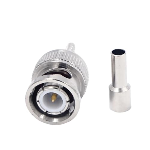 Conector macho BNC para reparar cables RG174 y RG316 sin perder potencia de señal 1