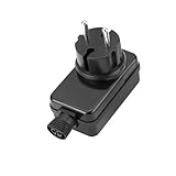 Leloco LED-Netzteil 12V 1A Transformator – Wasserdichter IP44 Niederspannungsadapter EU Stecker, Stromversorgung für LED-Lichterketten, Eiszapfenlichter, Weihnachtsdeko, Vorhangleuchten, Balkon