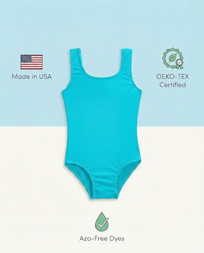 Image of Girls' UPF 50+ Swimsuit in One Piece by City Threads