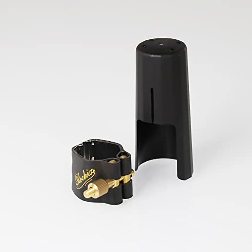 Lederblattschraube mit Kupferblech und Kunststoffkappe für Sopransaxophon Sax