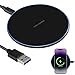 Cargador Inalámbrico de 35W Estación de Carga Inalámbrica Qi Compatible con iPhone 15 14 13 12 Samsung Galaxy S25 S24 S23 S22 S21, Wireless Carga Rápida + Cable Tipo-C 1M