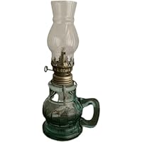 Amazon.co.jp: ヴィンテージガラスオイルランプハンドル付き防水灯油