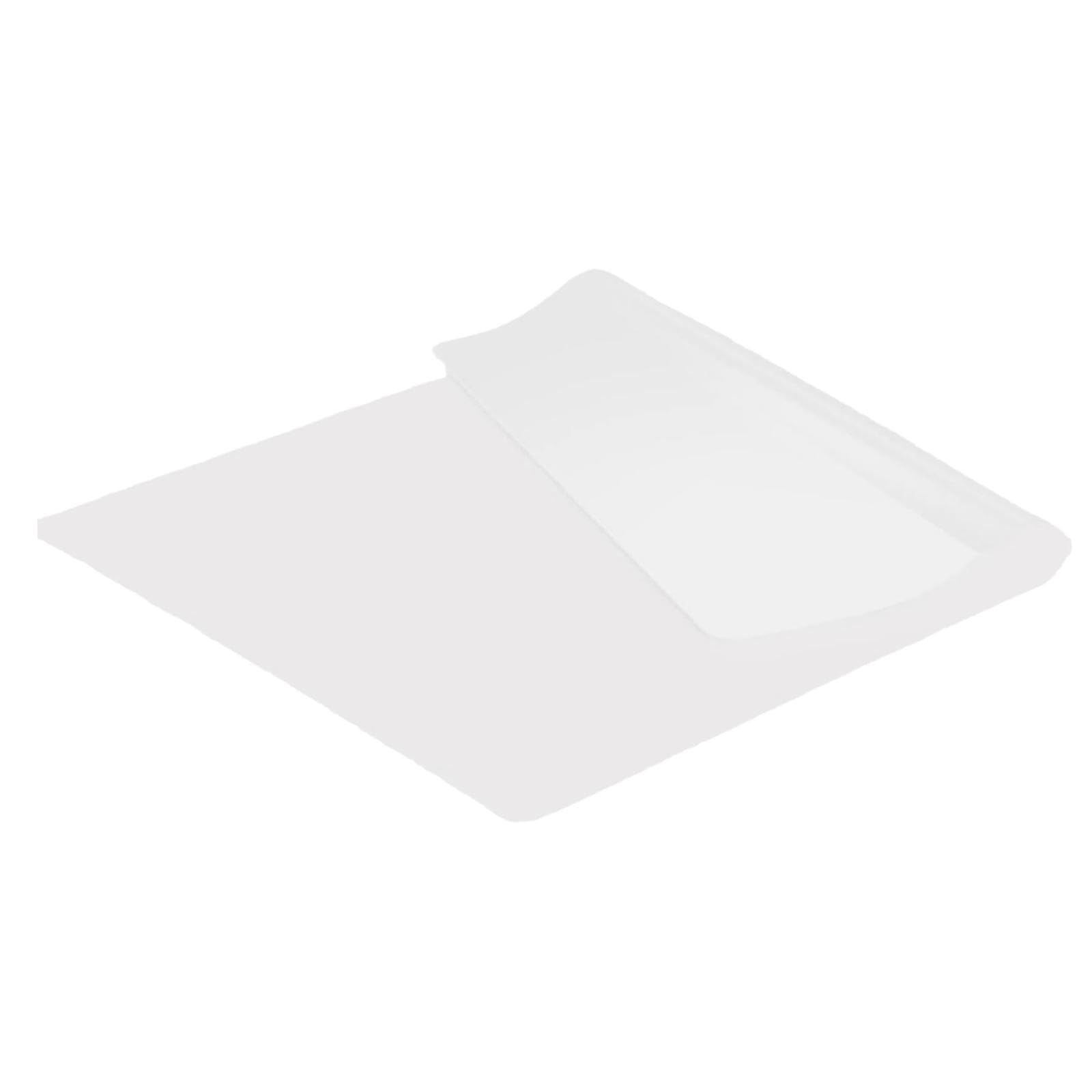 Amagogo Tappetino in Silicone per Piano di Lavoro della Cucina, Resistente al Calore, salvaspazio, Foglio in Silicone Portatile per Artigianato, Uso Domestico, Bianco 80 Cmx60 Cm