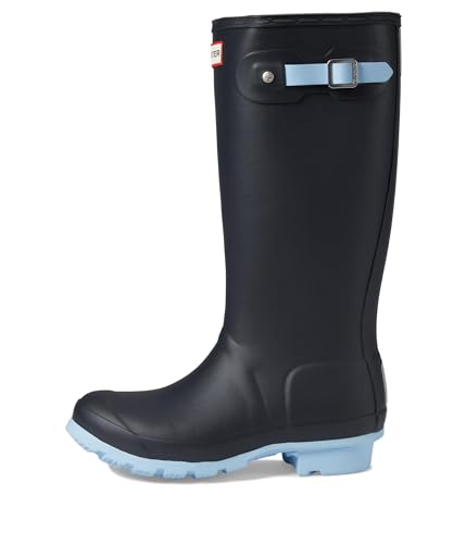 Hunter Girl's Original Insulated Boot (Little Kid/Big Kid) Navy/Blue Frost/White Willow 13 Little Kid M4
