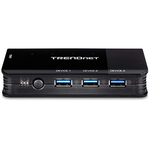 Image of TRENDnet 4 Computer 4-Port USB 3.1 Sharing Switch, TK-U404