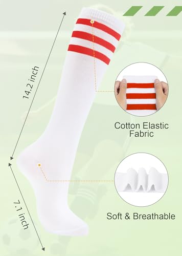 Image of American Trends Women Softball Socks Knee High Tube Socks Long Baseball Soccer Socks for Youth Girls