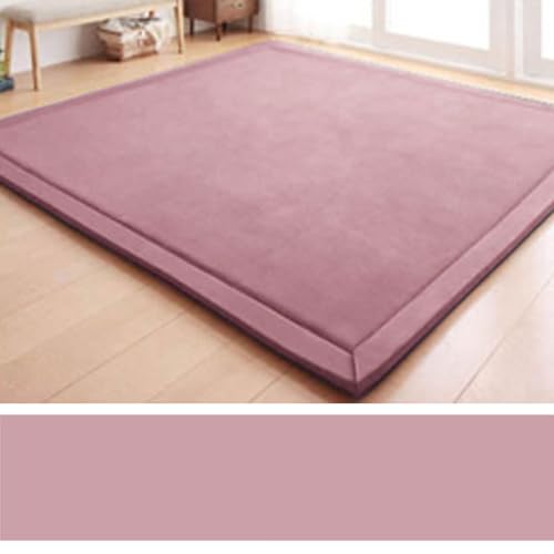 Tapis d'exercice grand format pour salle de jeux enfant velours doux 60x100
