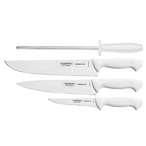Melhores Conjuntos de Facas (Jogos de Facas) em 2025: Escolha o Kit Ideal para Sua Cozinha 3 Jogo de Facas 4 Peças Tramontina Branco