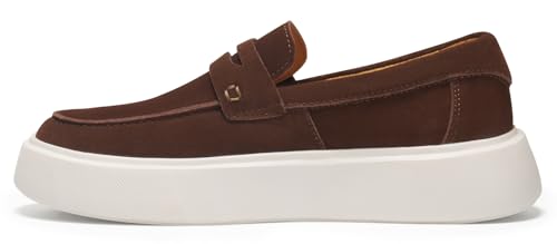 Image of Journey West Suede Slip-on Penny Loafers Sneakers Shoes for Women