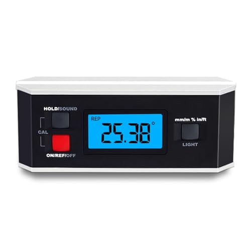 Medidor digital de ángulos con display y v-groove magnético miniatura 1
