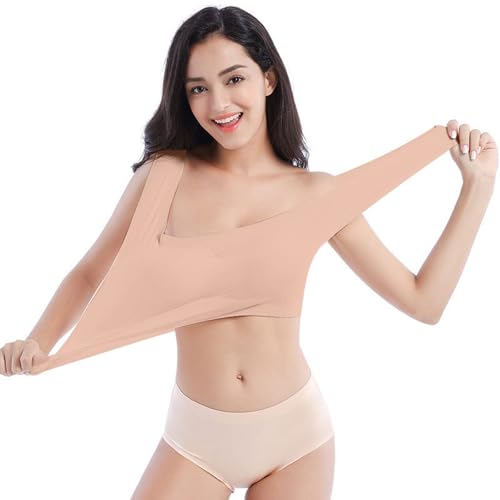 Sujetador de alta elasticidad y soporte diario sin aros para mujer en talla M 3