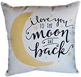 I Love You to The Moon and Back Pillow - Black Gold Nursery Decor - Gender Neutral