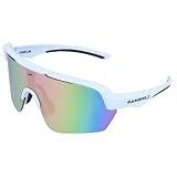 Gamswild WS7138 Fahrradbrille iceblue - Sonnenbrille - schnelle Rennradbrille - bruchsichere Polycarbonatgläser mit 100% UV400 Schutz – 32 g