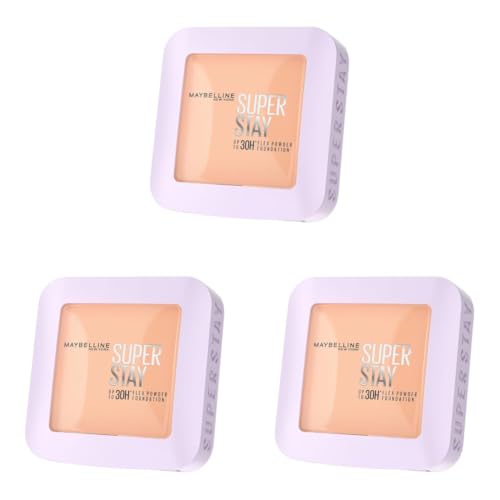 Image of Maybelline New York Super Stay Flex Powder Foundation, 120 (Pack of 3)