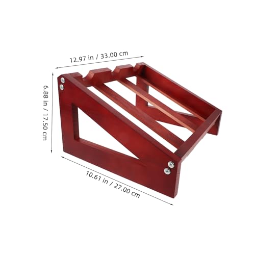 Soporte de botellas de vino de madera elegante MAGICLULU miniatura 3