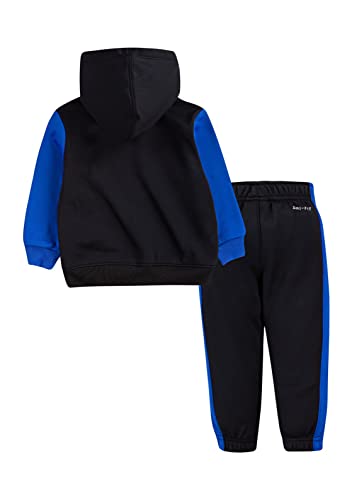 Nike Little Boys Dry-Fit Therma Full Zip Hoodie And Sweatpants 2 Piece Set (B(76G933-023)/B, 2T)…2