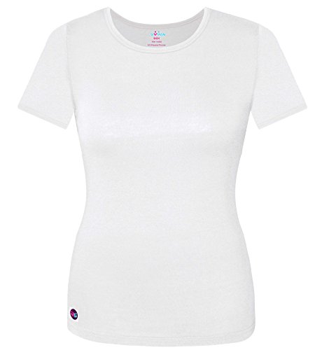 Sivvan Uniforme Médical Manches Courtes Femme/sous Vêtement Confortable - S8502 - White - XXS Cover