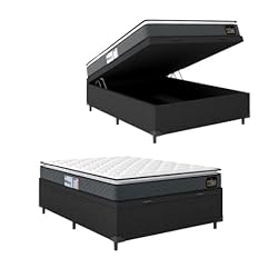 Cama Box Baú Casal Hellen Millenium Espuma D33