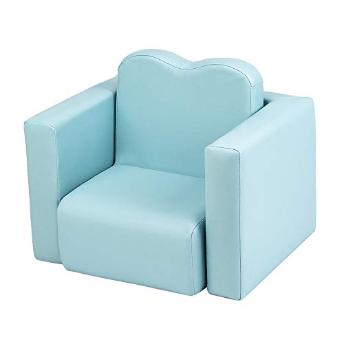 Lightweight Design Kids Sofa 2-in-1 Multi-Functional Children Table & Chair Set Living Room