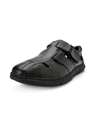 Image of Lee Cooper LC9612C Men's Leather Sandal I Comfortable | Stylish Sandal for Men's Office & Business